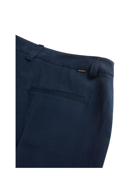 Pantalone Woolrich LYOCELL LINEN Donna - Blu
