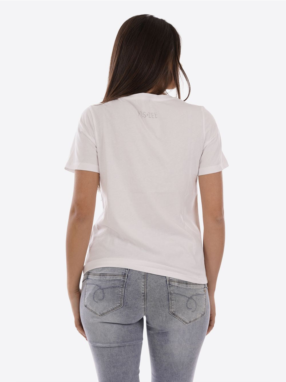 T-shirt Yes Zee Donna - Bianco