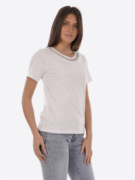 T-shirt Yes Zee Donna - Bianco
