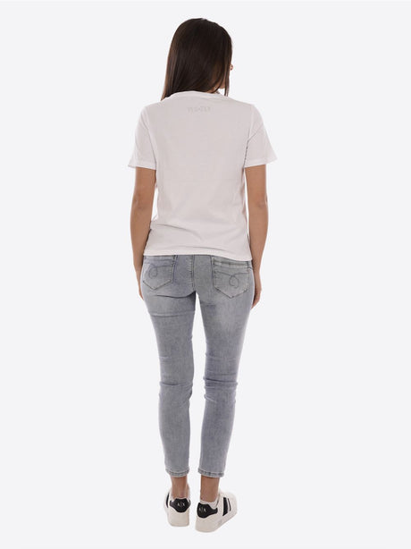 T-shirt Yes Zee Donna - Bianco