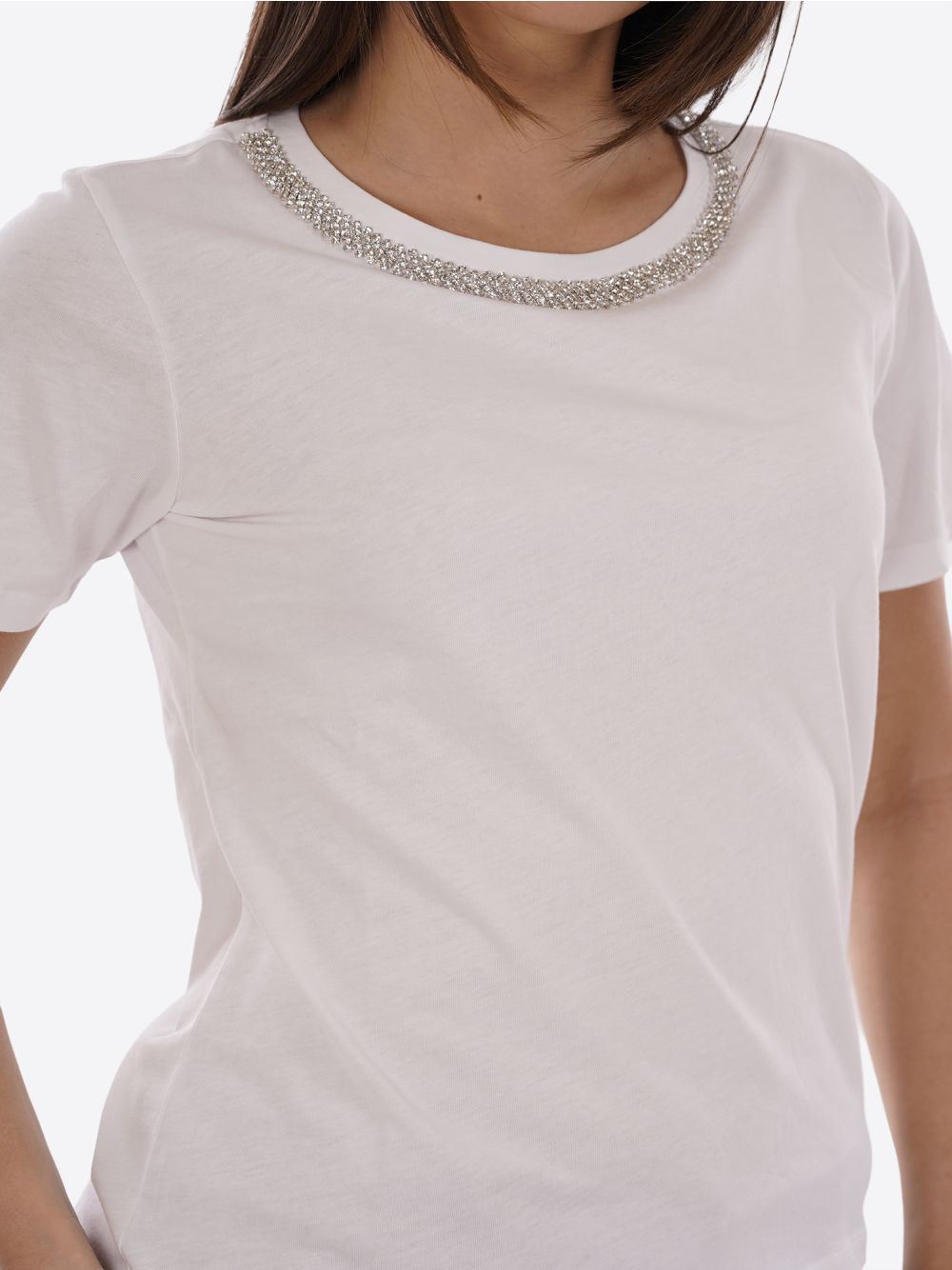 T-shirt Yes Zee Donna - Bianco