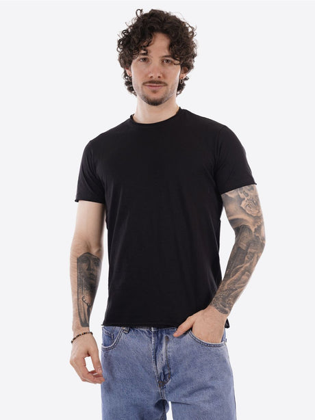 T-shirt Yes Zee Uomo - Nero