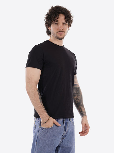 T-shirt Yes Zee Uomo - Nero