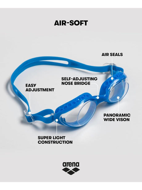 Occhiali - Occhialini Arena AIR-SOFT Unisex - Blu