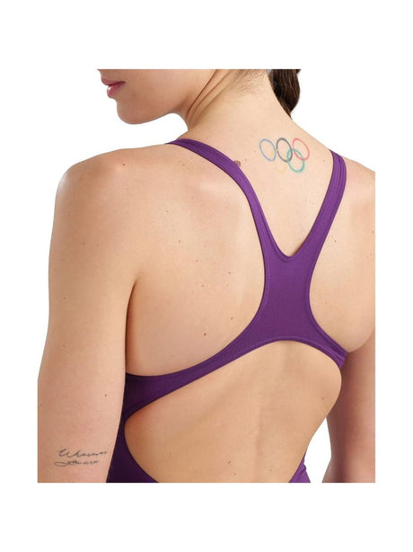 Costume Sportivo Arena TEAM SWIMSUIT SWIM PRO SOLID Donna - Viola