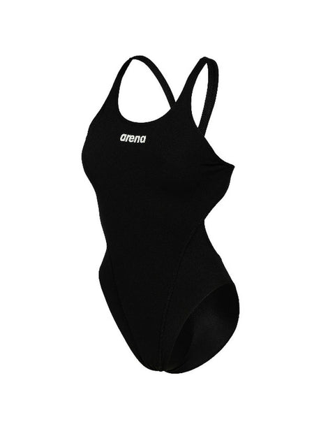 Costume Sportivo Arena TEAM SWIMSUIT SWIM TECH SOLID Donna - Bianco e Nero