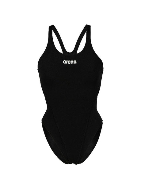 Costume Sportivo Arena TEAM SWIMSUIT SWIM TECH SOLID Donna - Bianco e Nero