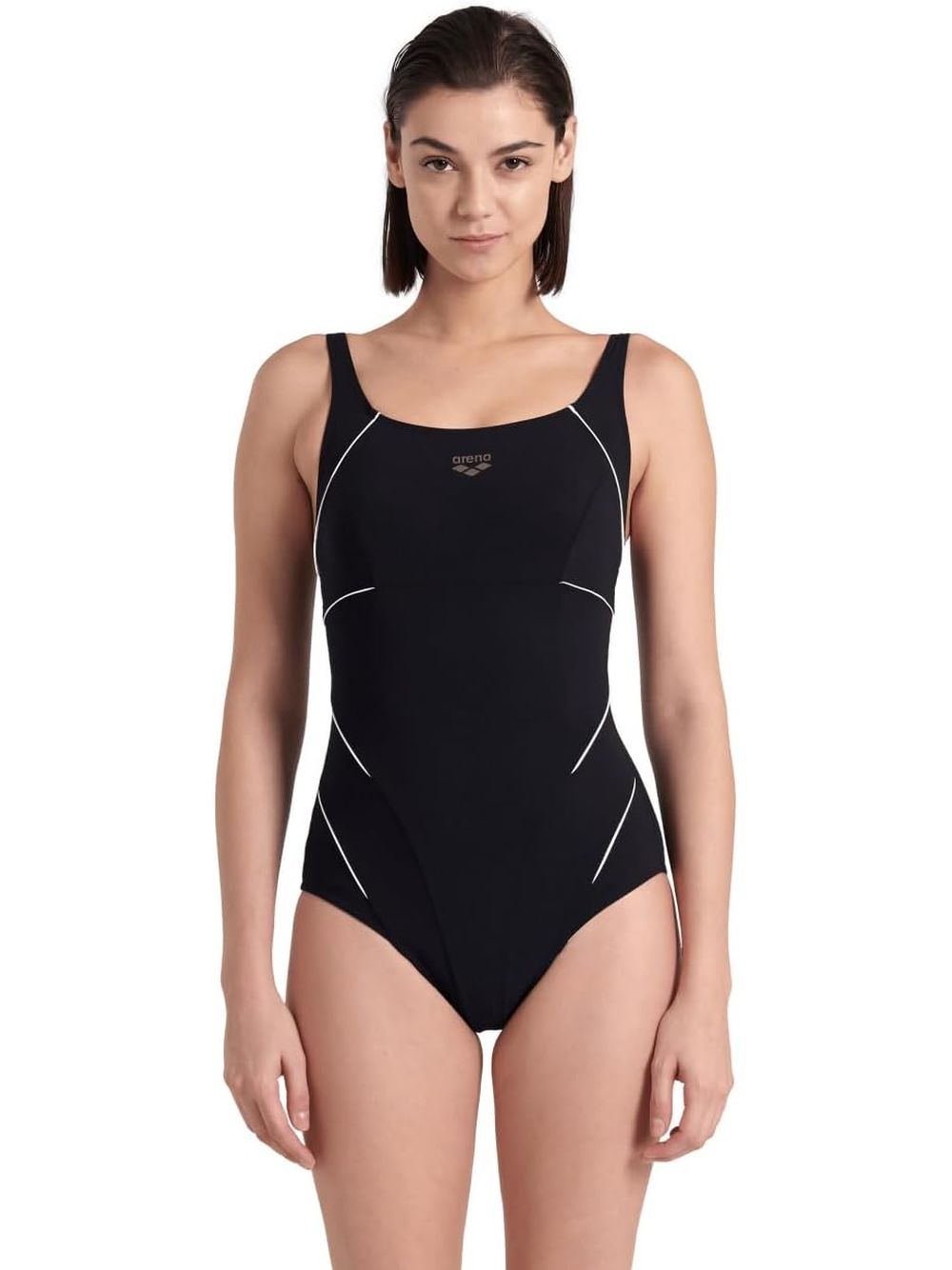 Costume Sportivo Arena W JEWEL ONE PIECE R Donna - Bianco e Nero