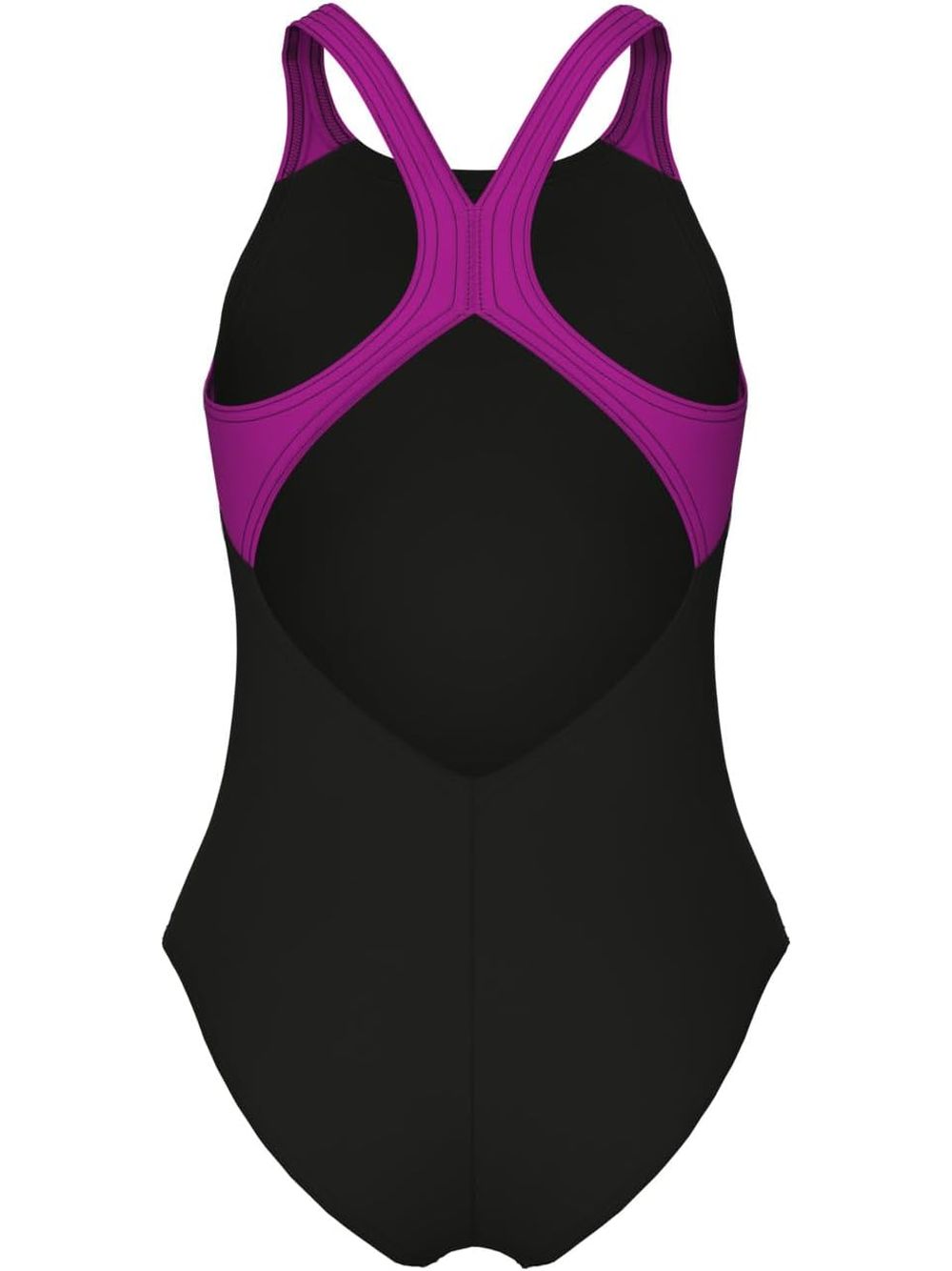 Costume Sportivo Arena PAINTERLY SWIMSUIT V BACK Bambina - Nero