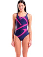 Costume Sportivo Arena FLASH SWIMSUIT U BACK LB Donna - Blu