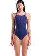 Costume Sportivo Arena GRAPHIC SWIMSUIT SWIM PRO BACK Donna - Navy