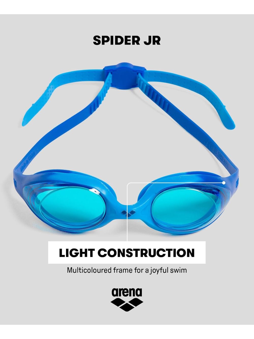 Occhiali - Occhialini Arena SPIDER JR Unisex - Blu