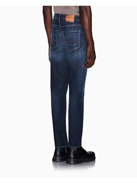 Jeans Armani 5 tasche slim fit di cotone stretch Uomo - Denim