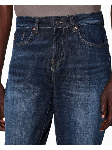 Jeans Armani 5 tasche slim fit di cotone stretch Uomo - Denim