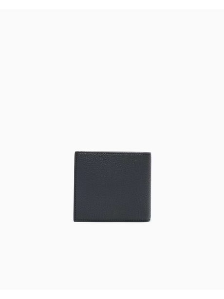 Portafoglio Armani bifold con scomparti per carte Uomo - Nero