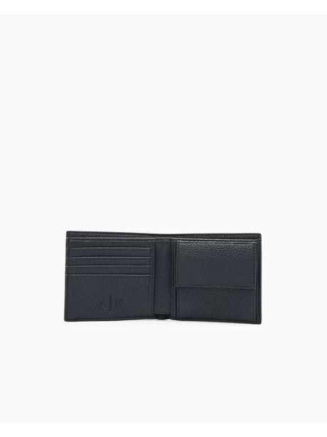 Portafoglio Armani bifold con scomparti per carte Uomo - Nero