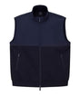 Gilet Armani con collo alto in cotone elasticizzato Essential Uomo - Navy