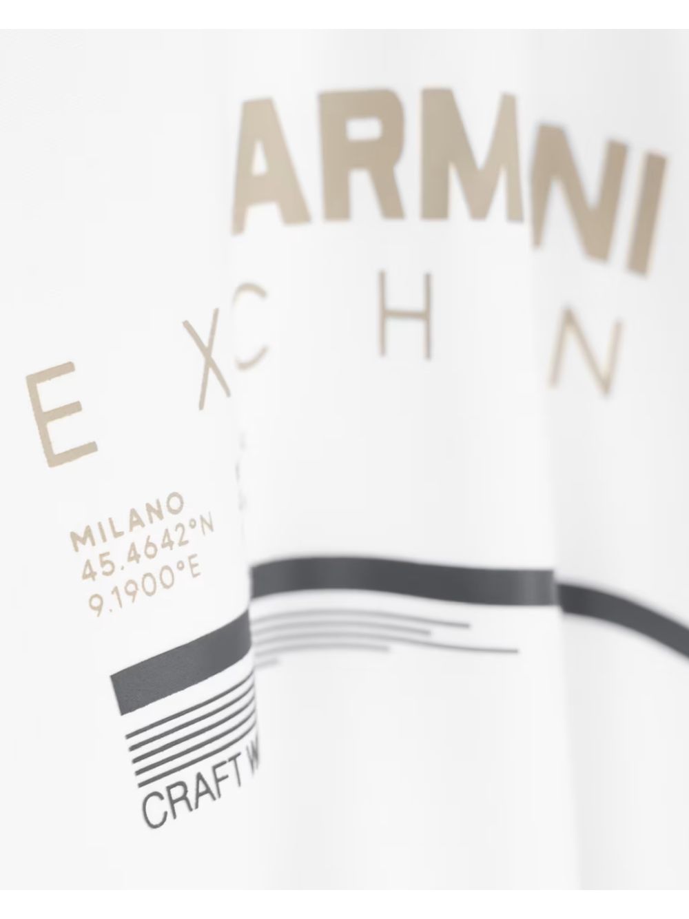 T-shirt Armani slim fit in jersey di cotone Uomo - Bianco