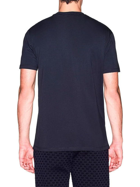 T-shirt Armani vestibilità regular in jersey di cotone Uomo - Navy