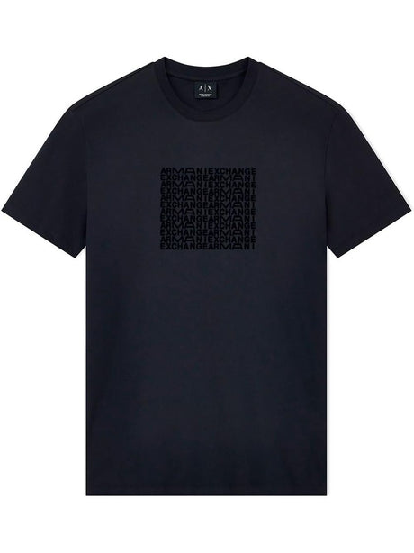T-shirt Armani vestibilità regular in jersey di cotone Uomo - Navy
