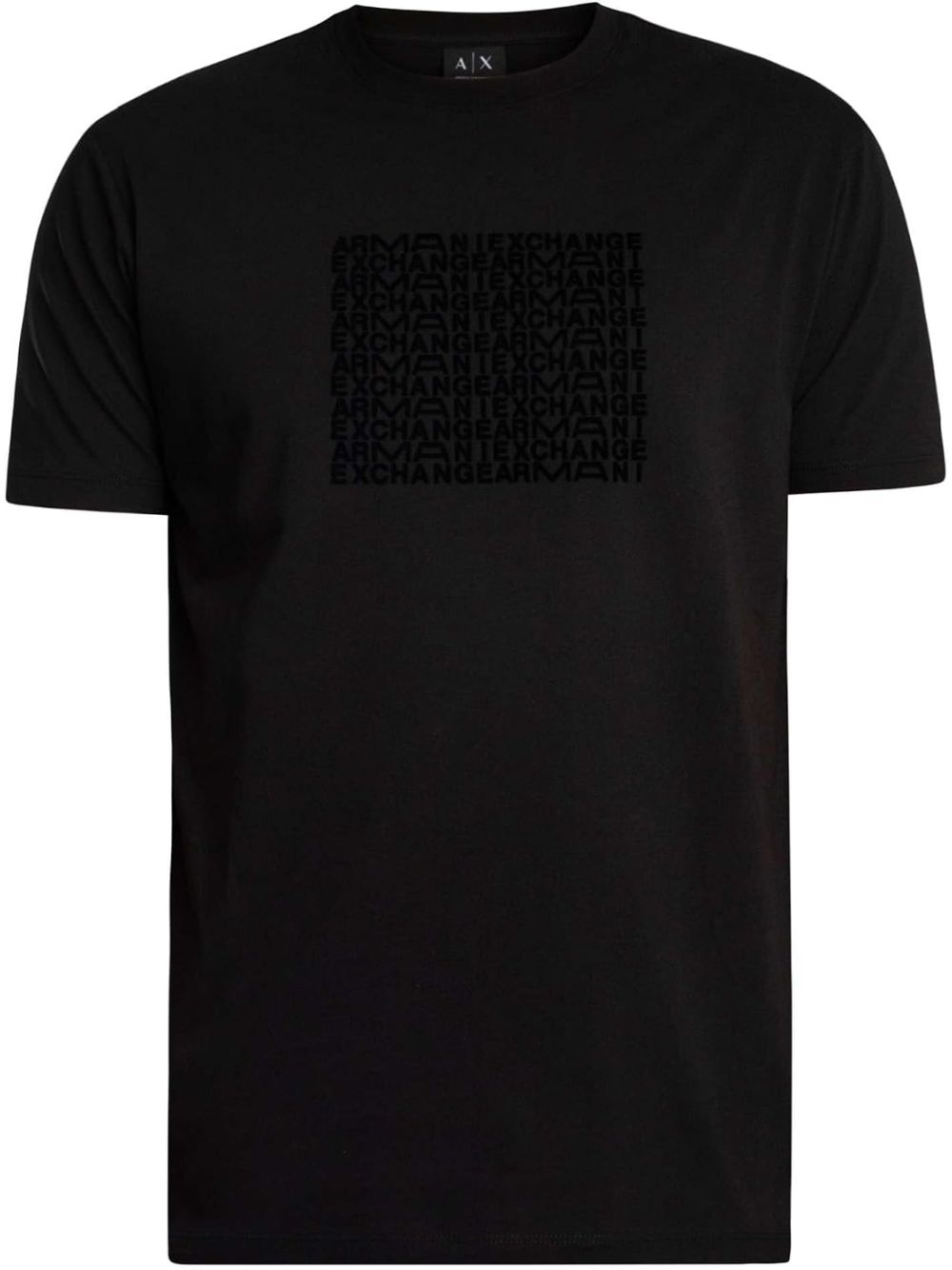 T-shirt Armani vestibilità regular in jersey di cotone Uomo - Nero
