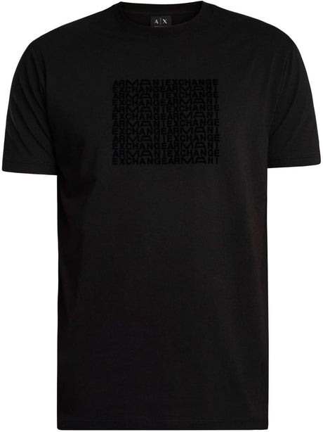 T-shirt Armani vestibilità regular in jersey di cotone Uomo - Nero