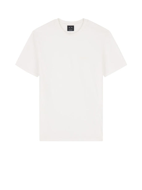 T-shirt Armani a taglio slim in jersey di cotone stretch Uomo - Bianco