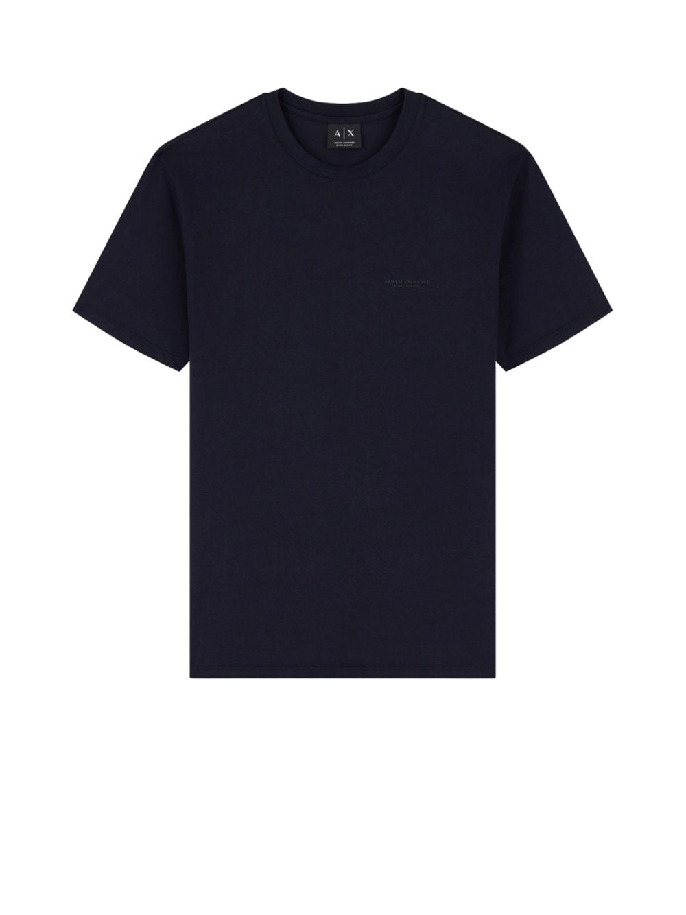 T-shirt Armani a taglio slim in jersey di cotone stretch Uomo - Navy
