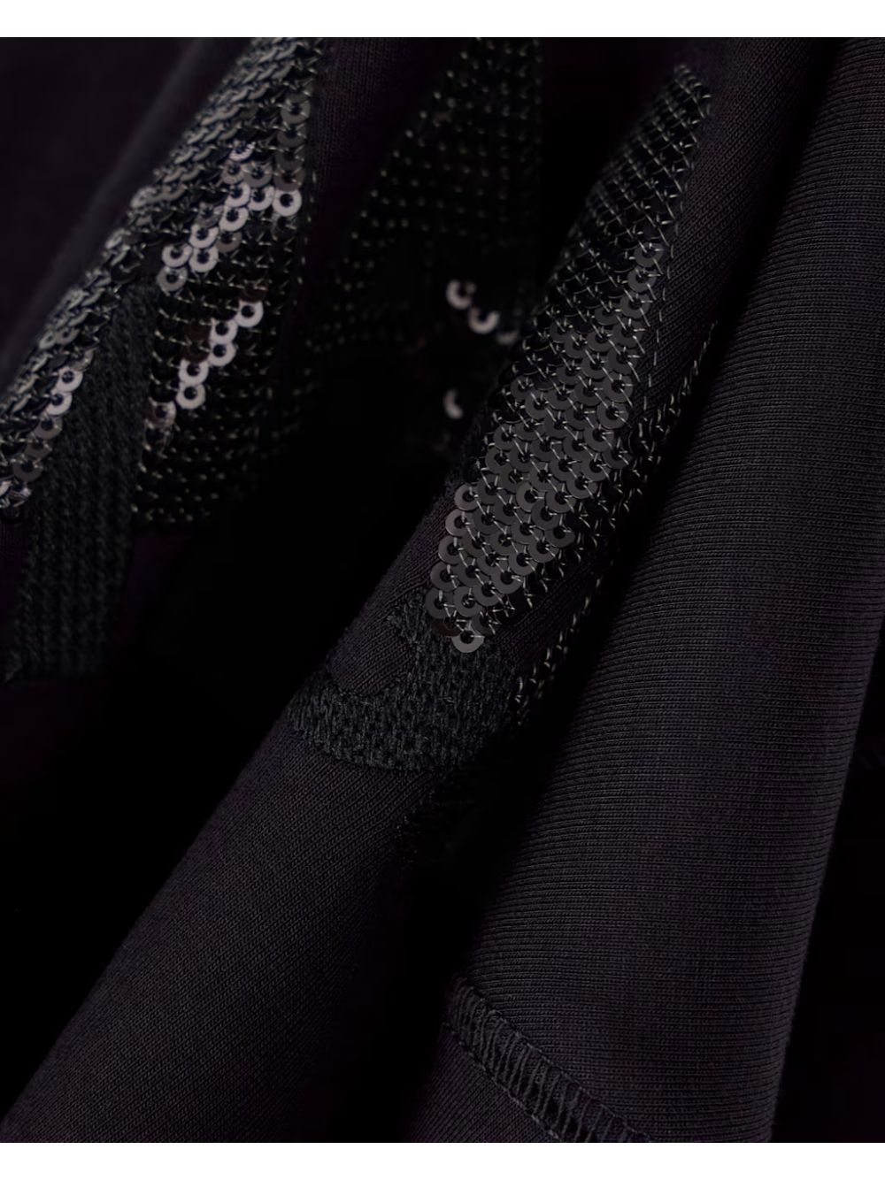 Felpa Armani regular fit in tessuto scuba di viscosa stretch Donna - Nero