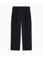 Pantalone Armani over in crepe riciclato con cintura Donna - Nero