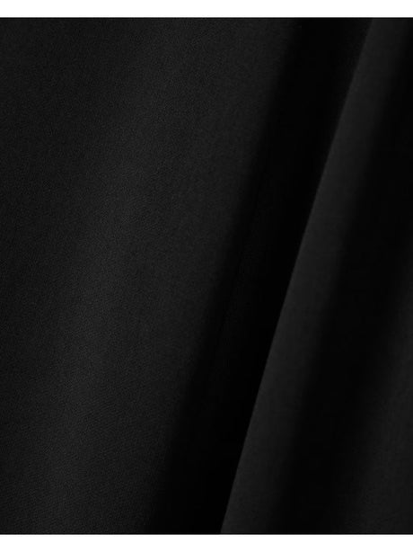 Pantalone Armani over in crepe riciclato con cintura Donna - Nero