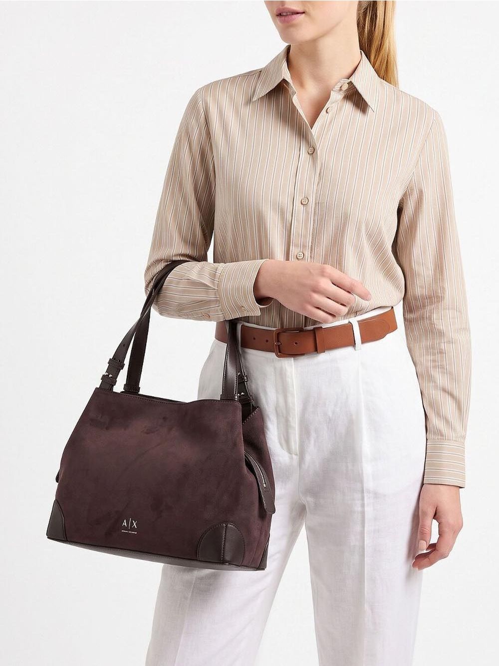 Borsa Armani Donna - Marrone