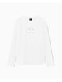 T-shirt Armani vestibilità regolare in jersey cotone organico Donna - Bianco