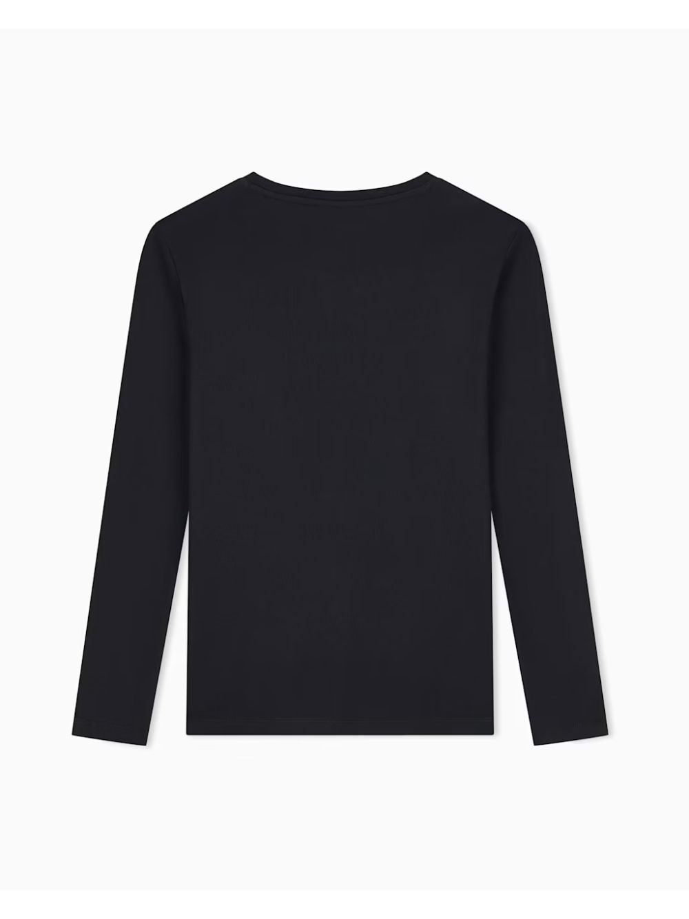 T-shirt Armani vestibilità regolare in jersey cotone organico Donna - Nero