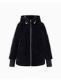 Giubbotto Armani Up For Party effetto velluto con cappuccio Donna - Nero