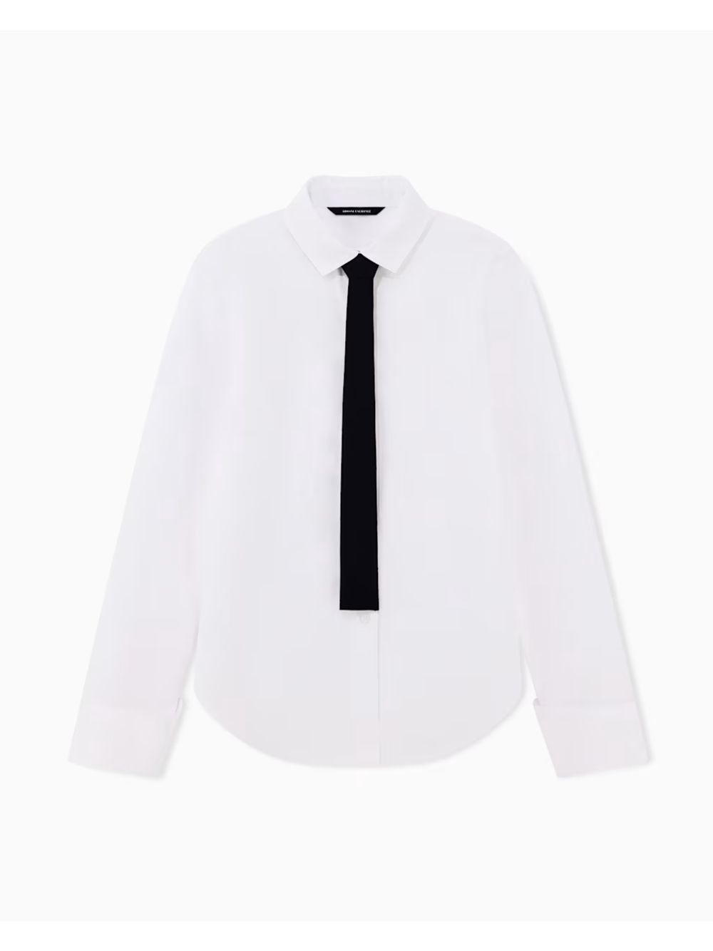 Camicia Armani Up For Party vestibilità regular popeline cotone Donna - Bianco