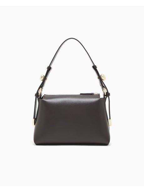 Borsa Armani con tracolla regolabile e logo Donna - Marrone