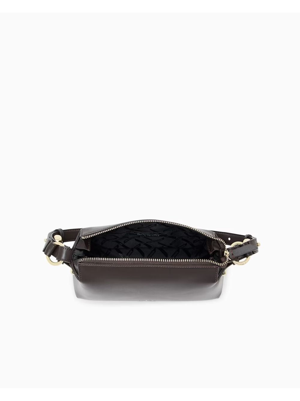Borsa Armani con tracolla regolabile e logo Donna - Marrone