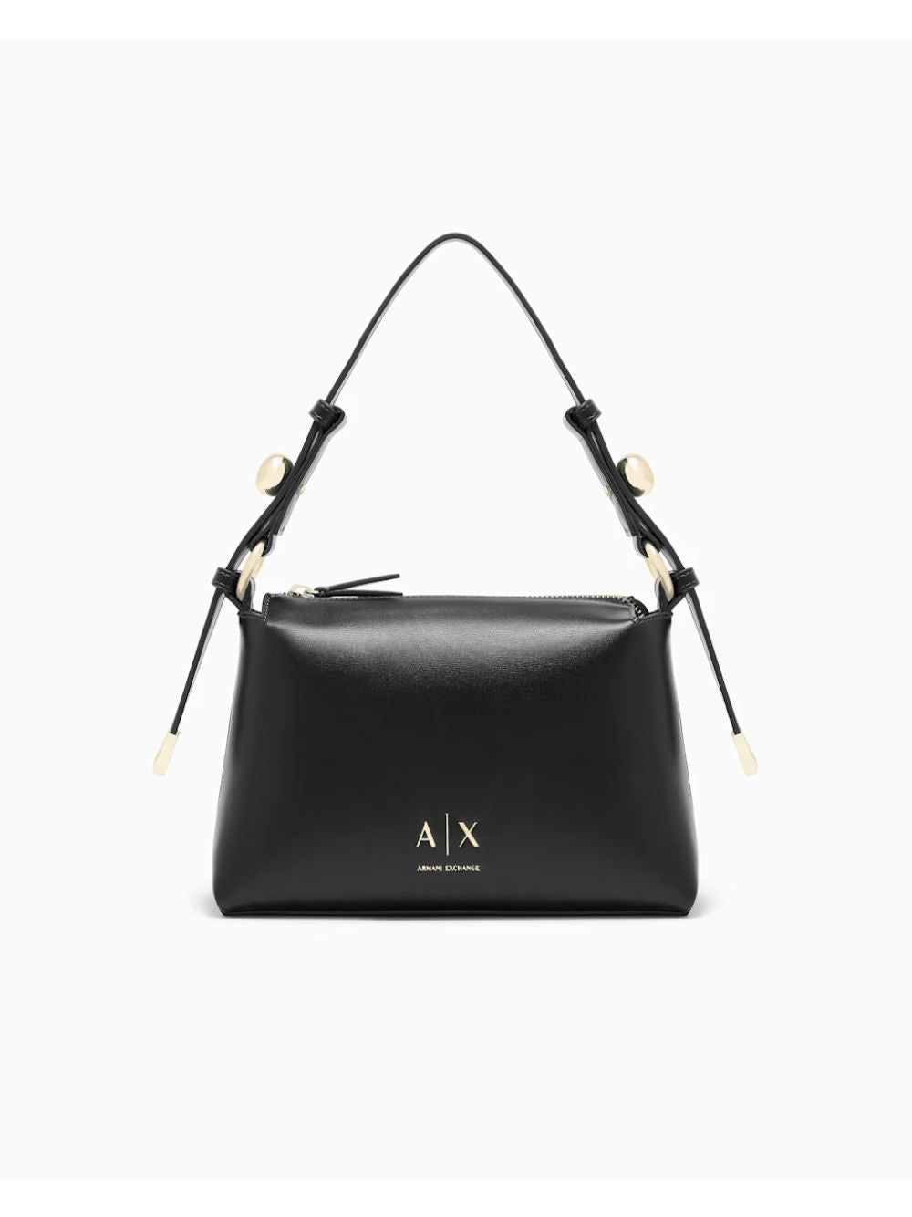 Borsa Armani con tracolla regolabile e logo Donna - Nero