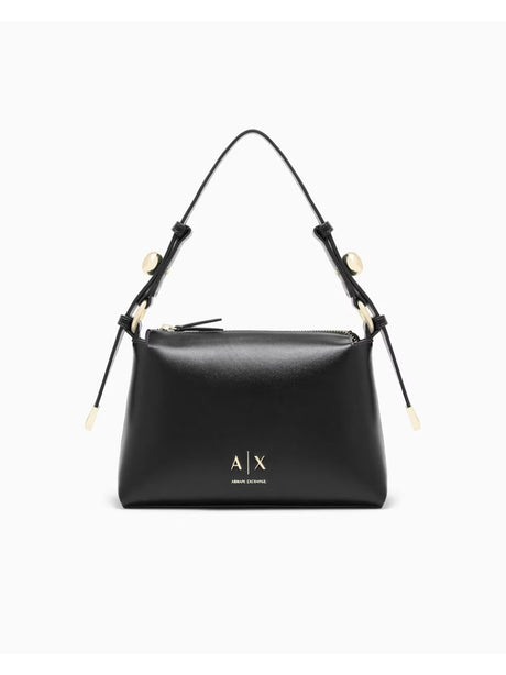Borsa Armani con tracolla regolabile e logo Donna - Nero