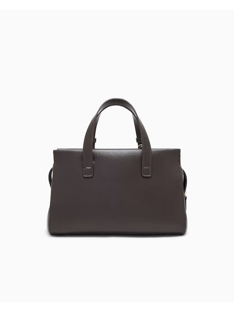 Borsa Armani con doppi manici e logo Donna - Marrone