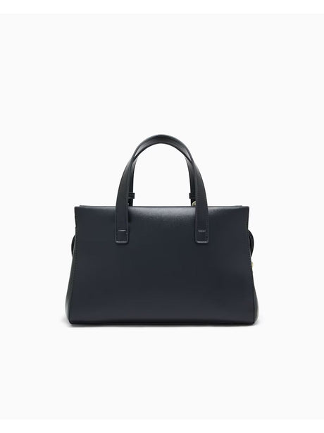 Borsa Armani con doppi manici e logo Donna - Nero