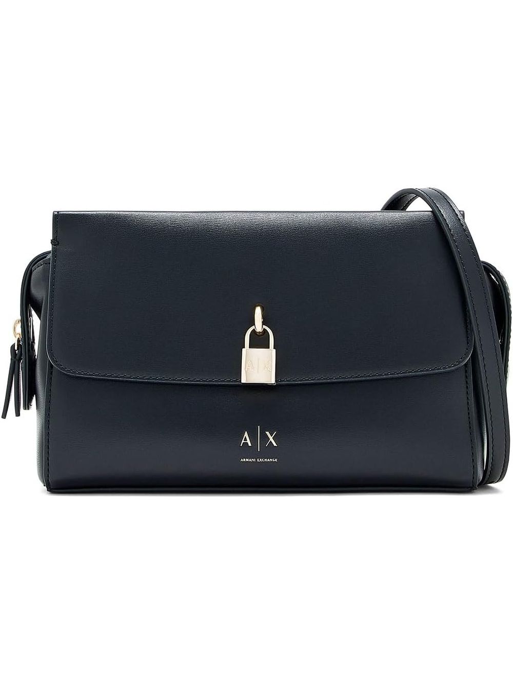 Borsa Tracolla Armani con patta e chiusura in metallo Donna - Nero