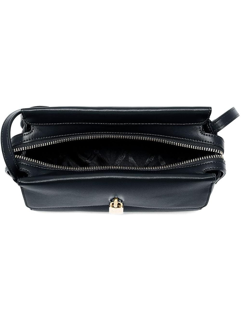 Borsa Tracolla Armani con patta e chiusura in metallo Donna - Nero