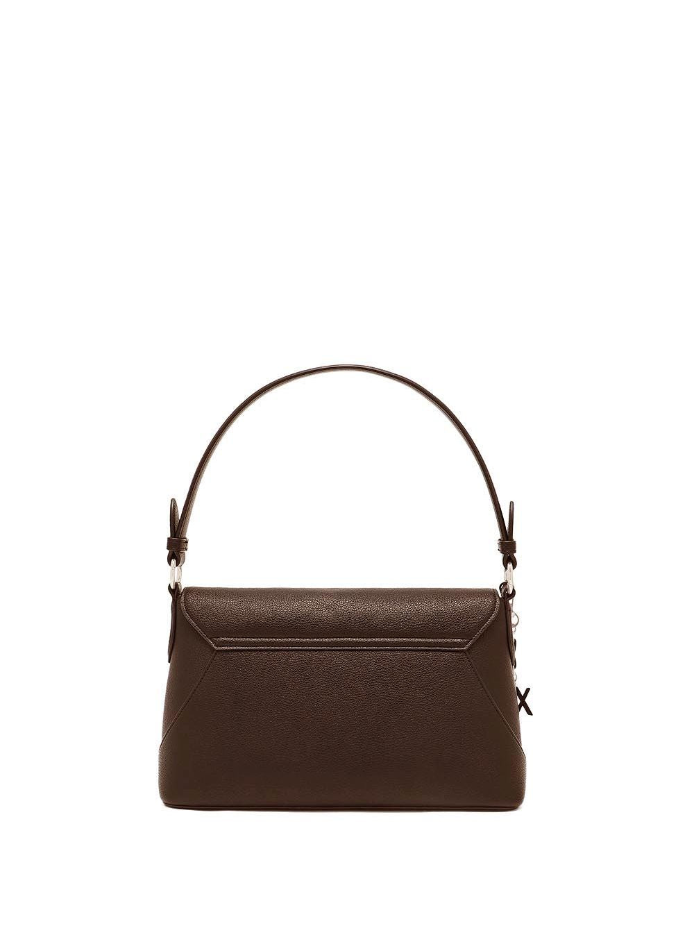 Borsa Armani Isabel con manico e chiusura a patta Donna - Marrone