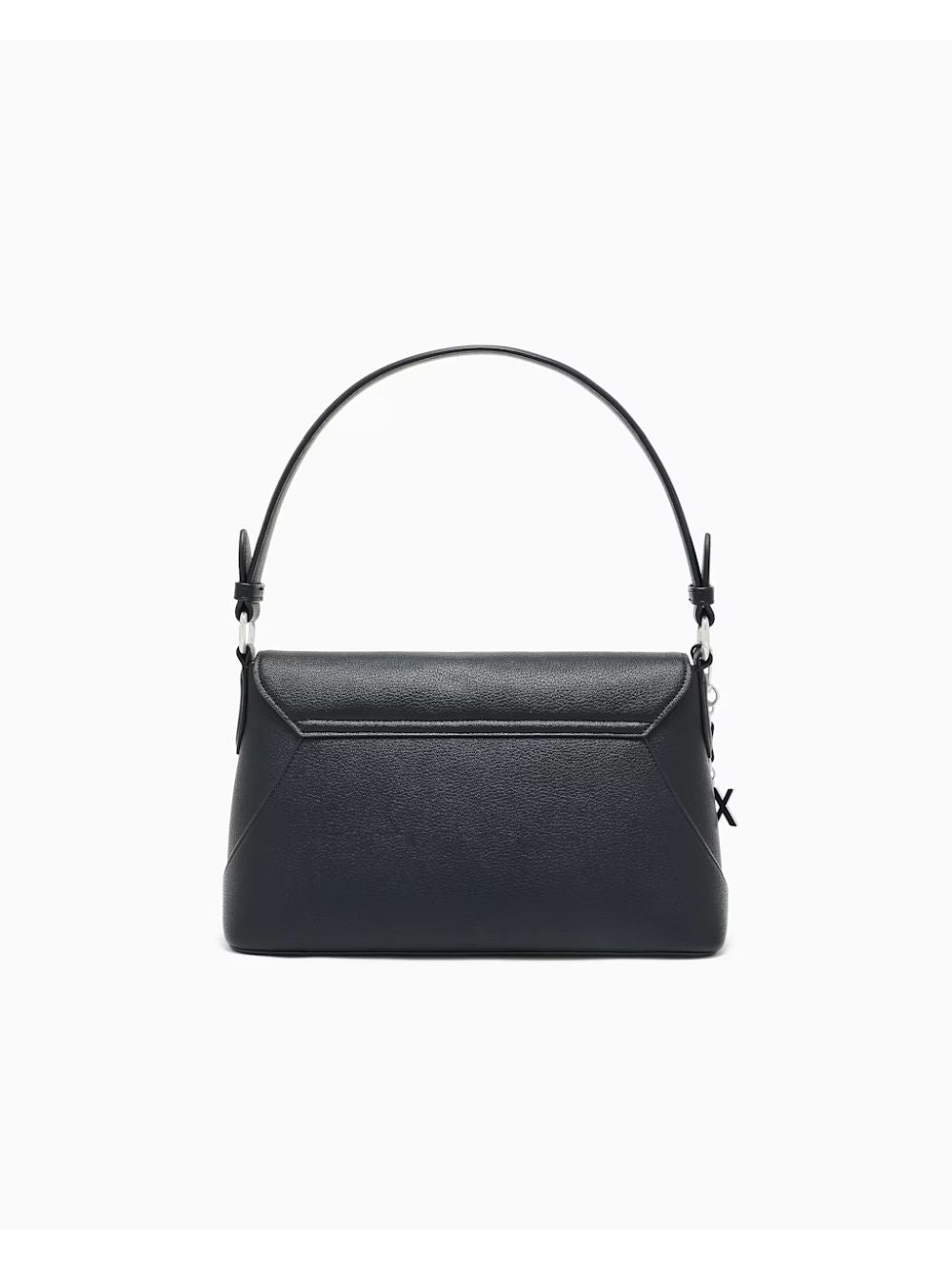 Borsa Armani Isabel con manico e chiusura a patta Donna - Nero