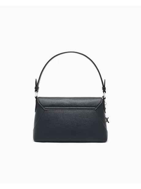 Borsa Armani Isabel con manico e chiusura a patta Donna - Nero