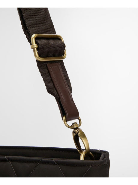 Borsa Barbour mini quilted Donna - Oliva