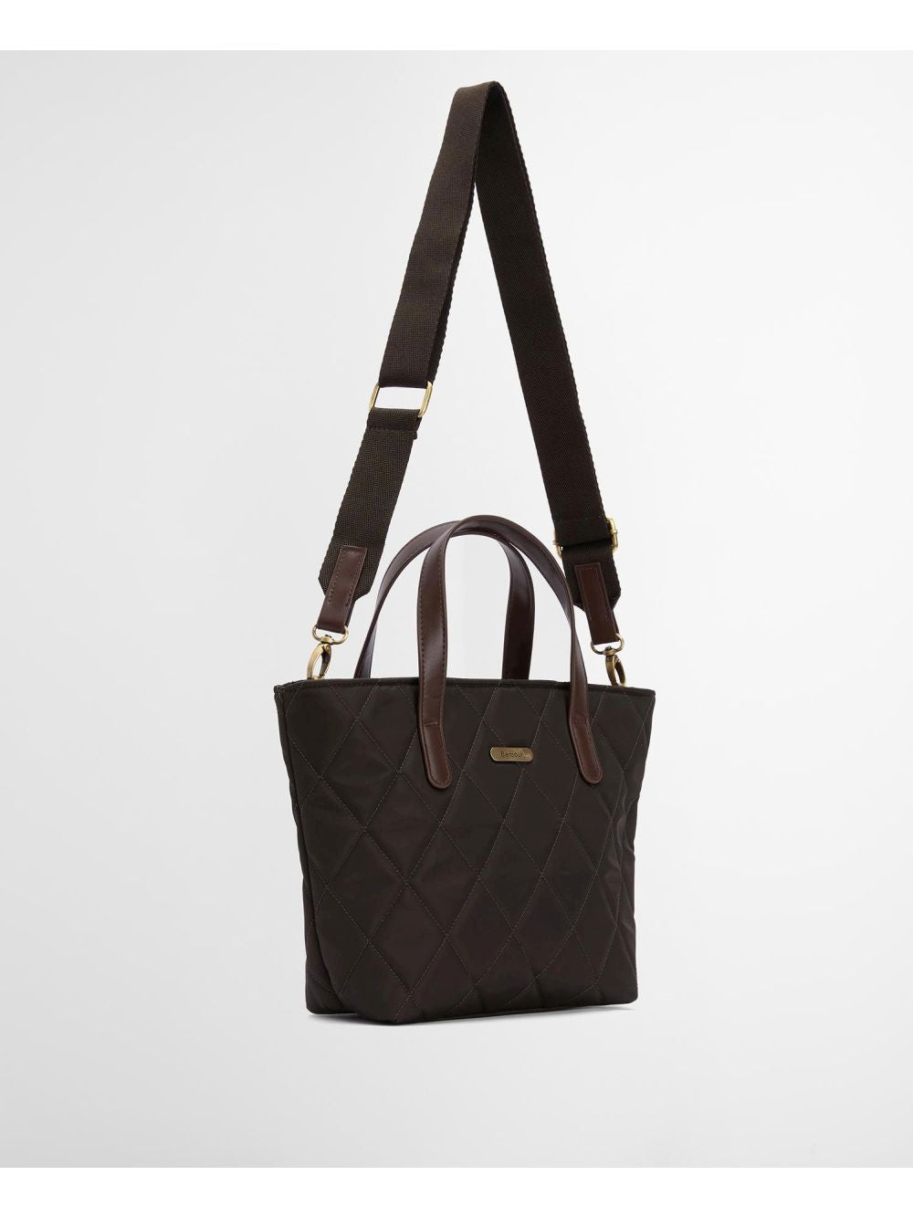 Borsa Barbour mini quilted Donna - Oliva