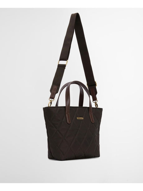 Borsa Barbour mini quilted Donna - Oliva